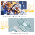 Mini Fan Rechargeable Fan 720° Rotating Hanging Clip Fan with Nightlight Portable Office Bedroom Dormitory Outdoor Fan Gifts. 
