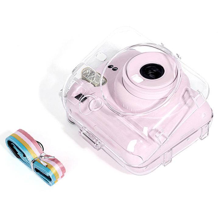 1Pc%20Shiny%20Crystal%20Camera%20Case%20For%20Fujifilm%20Instax%20Mini%2012%20Transparent%20Glitter%20Cover%20Bag%20With%20Strap%2012%20-%20Image%204