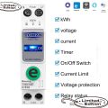 TOMZN 63A Single Phase Wifi Smart Breaker with Protections and monitoring. 