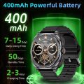 2026 New Upgraded TWS 2 in 1 Men Smartwatch Headphones Bluetooth Call Speaker Tracker Music Sports Fitness Waterproof Smartwatch.