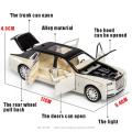 1/32 Alloy DieCast Rolls Phantom Model Royce Toy Car Simulation Diecasts & Toy Vehicles Sound Light Collection Toys For Boy Gift. 