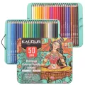 KALOUR 50/72/180/240/300 Pcs Oil Colored Pencils Set Professional Drawing Color Pencil For Artist Coloring Sketch Art Supplies. 