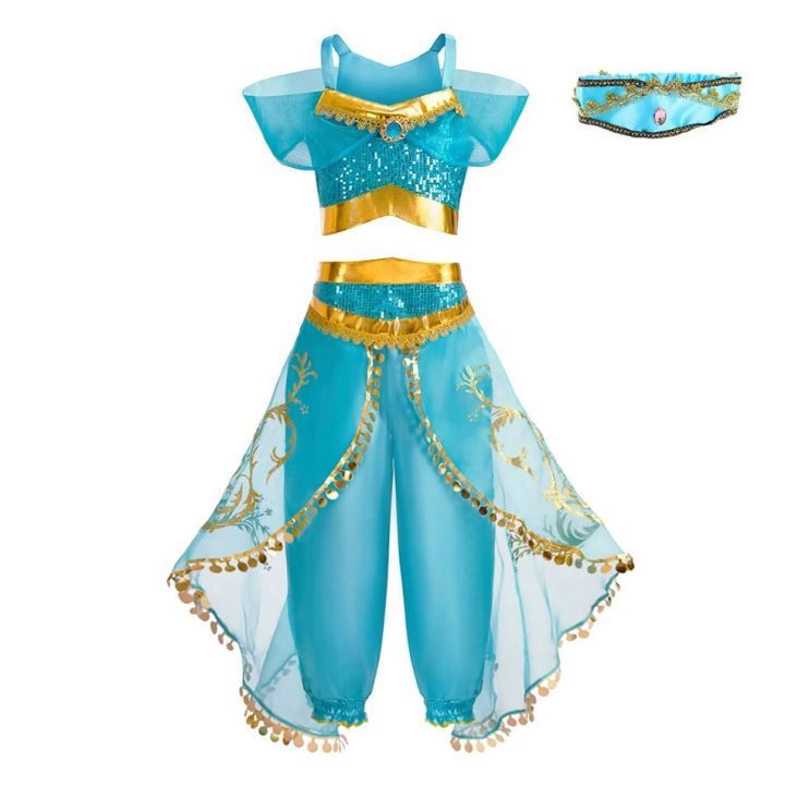 Kids%20Arabian%20Princess%20Dress%20Girls%20Halloween%20Jasmine%20Costume%20Children%20Carnival%20Cosplay%20Party%20Disguise%20Girl%20Sequins%20Pageant%20Outfit%20-%20Image%207