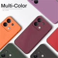 For Redmi Note 13 Pro 4G Fall prevention Phone Case Liquid Silicone Soft TPU Cover For Xiaomi Redmi Note 13 Note13 pro 4G.