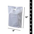 Textile Plain white Bag Polythene Bags12"*16"bag with handles tulips bag. 