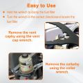 Diesel Fuel Filter Wrench for Davco 4.6/5/6/8 inch Fuel Water Filter,Fuel Filter Removal Tool for DD13, DD15, DD16 Diesel Engine. 