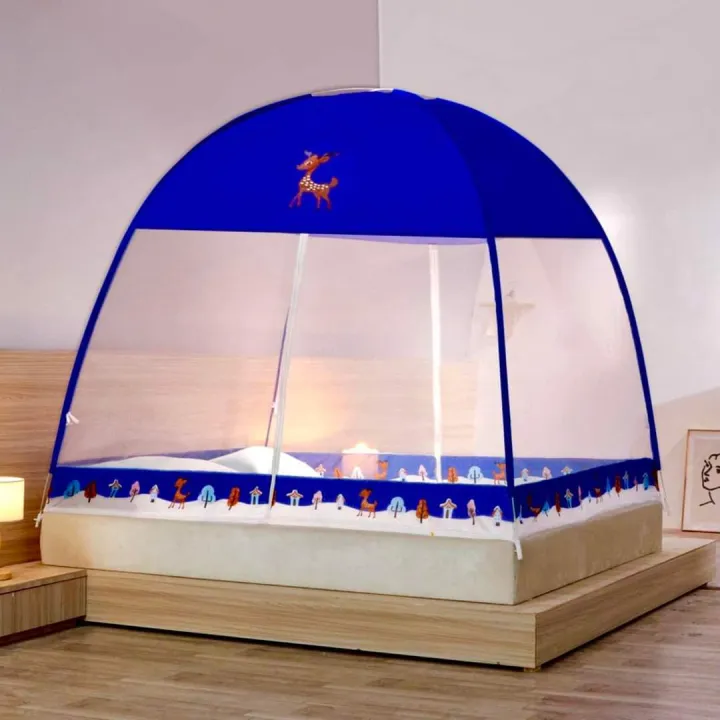 Double%20bed%20Portable%20Folding%20Tent%20Style%20Free%20Standing%20Musqiito%20Net%20%20Jhul%20-%20Image%202