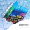 Aquarium Fish Tank 18 inch height background sticker. 