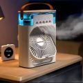 Portable Humidifier Fan Air Conditioners USB Electric Fan LED  Light Water Mist Fun 3 In 1 Air Cooler Humidifie For Home Portable Fan Air Conditioners USB Electric Fan  Night Light Water Mist Fun 3 In 1 Air Humidifie For Home usb rechargeable Air cool fan. 