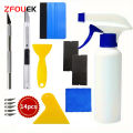 11/14Pcs Car Film Wrap Kit Vinyl Scraper Window Tint Tool Vehicle Glass Protective Film Squeegee for Car Sticker Accessories.