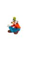 Disney Character PVC Figures Goofy Sitting Crossed Legs 3.5". 
