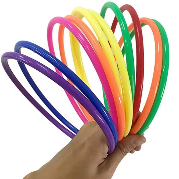 10pcs%20Plastic%20Toss%20Rings%20Target%20Jumping%20Children%20Outdoor%20Games%20for%20Party%20Jump%20Beach%20Toy%20Sports%20Sensory%20Integration%20Fun%20Toys%20Kids%20-%20Image%204