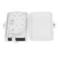 Fiber Distribution Box 4 Core IP65 Waterproof Wall Mount Fiber Optic Terminal Box ABS for Indoor Outdoor. 