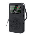 Portable Radio FM AM Pocket Radio With LED Light Mini Hand Radio Receiver Excellent Reception Clear Speaker for Elder Go Hiking. 