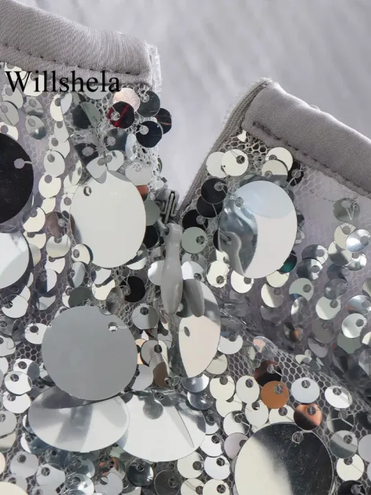 Willshela%20Women%20Fashion%20With%20Sequined%20Solid%20Side%20Zipper%20Mini%20Skirt%20Vintage%20High%20Waist%20Female%20Chic%20Lady%20Skirts%20-%20Image%206