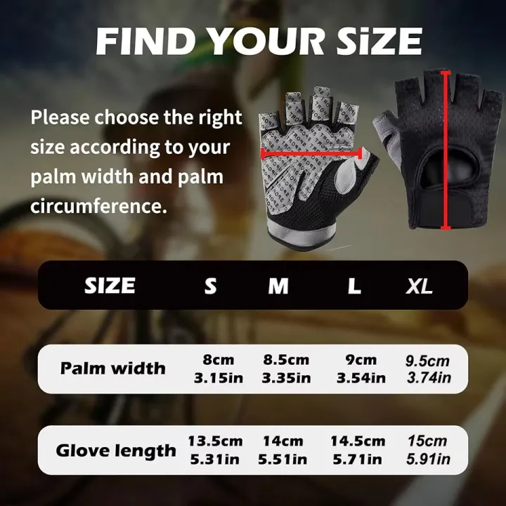 1Pair%20Weightlifting%20Gloves%20Half%20A%20Finger%20Anti-Slip%20Damping%20Bicycle%20Riding%20Gloves%20Breathable%20Gym%20Bicycle%20Sunscreen%20Gloves%20Unisex%20-%20Image%206