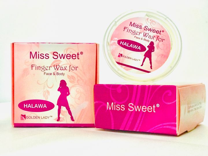 Miss sweet Finger wax For Face & Body uses High Quality pure Halawa wax easy to use, Halawa wax