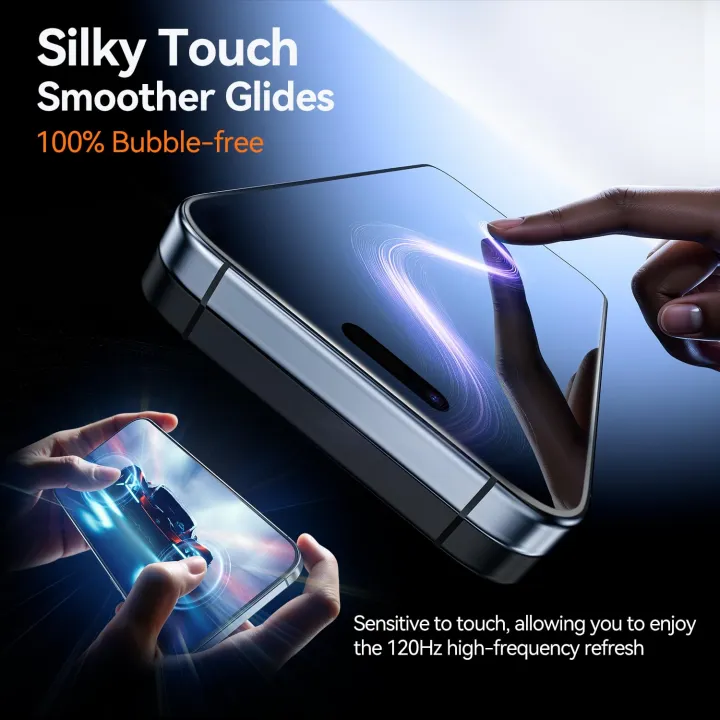 2%20Pack%20AR%20Screen%20Protector%20for%20iPhone%2017%20Pro%20Max%20Air%20with%20Auto-Alignment%20Kit,%20Auto%20Dust%20Removal,%20Tempered%20Glass%20HD%20Clear%20-%20Image%206