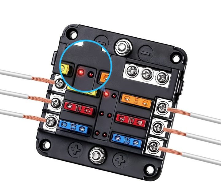12V%20Fuse%20Block%206%20Way%20with%20LED%20Indicator%20Light%2012%20Volt%20Fuse%20Box%20ATO/ATC%20Marine%20Fuse%20Panel%20Waterproof%2024V%20For%20Automotive%20Boat%20Car%20-%20Image%204