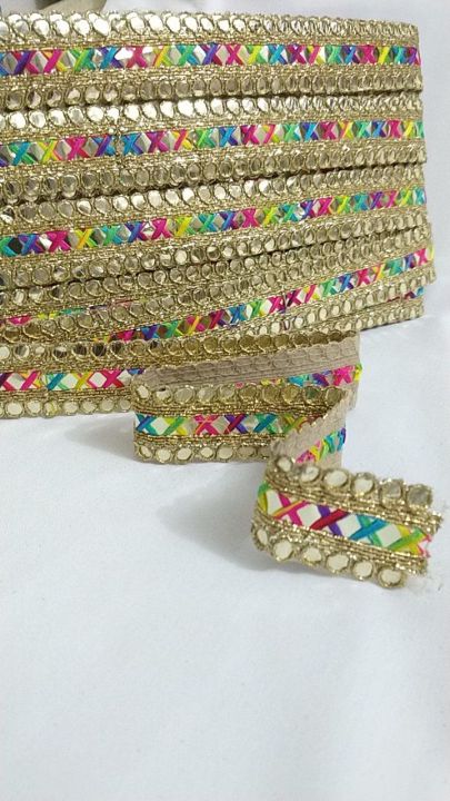 Border lace Golden Multi - indian variety