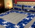 Embroidered Patch Work King Size BedSheet - High Quality - Cotton Double Bedsheet Embroided. 