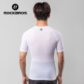 ROCKBROS Summer Men Bicycle T-shirts Breathable Quick Dry Bike Short Tops Sports MTB Road Cycling Short Sleeves Base Shirts Male. 