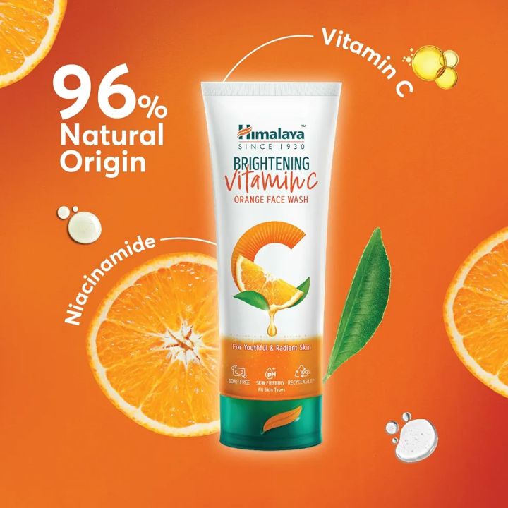 Himalaya%20Since%201930%20Brightening%20Vitamin%20C%20Orange%20Face%20Wash%20%E2%80%93%20100ml%20%7C%20Radiance%20&%20Glow%20for%20Dull%20Skin%20-%20Image%204