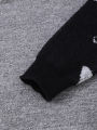 New Popular Spring & Fall Astronaut Star-Picking Jacquard Pattern Pullover Sweater Casual Round Neck Contrast Color Knitted Men'.