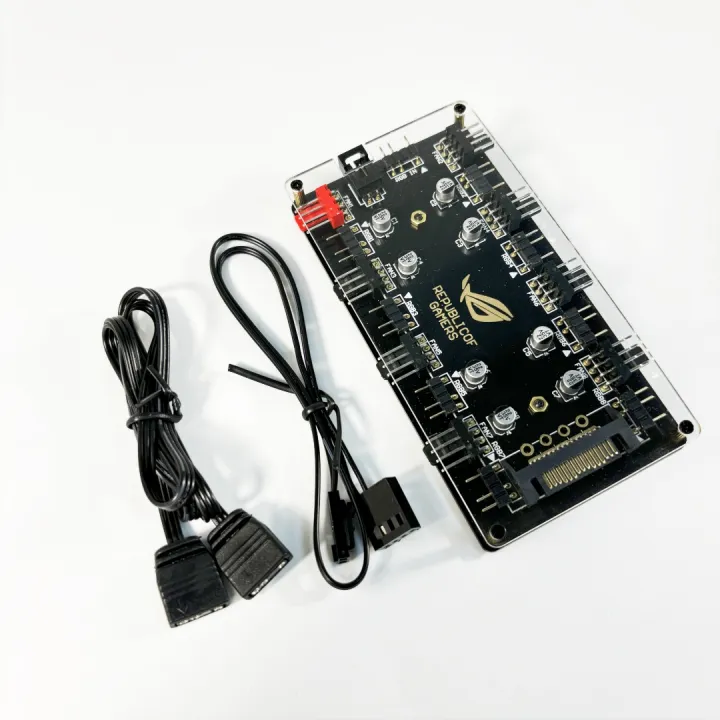 CX%20FUTRUE%20Dual%208-Way%20Interface%20Chassis%20Cooling%20Fan%20Hub,%20STAT%20And%205V%203PIN%20ARGB&8+12V%204PIN%20PWM&8%20Interfaces.%20-%20Image%208