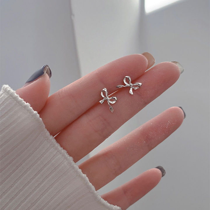 Cute%20Bow%20Stud%20Earrings%20For%20Women%20Sweet%20Mini%20Ear%20Stud%20Minimalist%20Ear%20Piercing%20Jewelry%20Wedding%20Bride%20Accessories%20Holiday%20%20K%20-%20Image%205