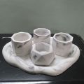 Set of 5 Pcs Home decor item, Home And Office Decoration Pieces, Decoration Set, Simple and Minimalist design, Handmade Pots For Decoration, Decorative Items - JangoMango Store. 