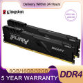 Kingston Fury Beast DDR4 8GB 16GB 32GB 3200MHZ 2666Mhz 3600MHz  Memory 288Pin DIMM RAM Desktop Memory For esports Game Intel AMD. 