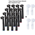 Bamboo Charcoal Replacement Brush Head Charcoal Infused Bristles Refill for Oral B Vitality Triumph ProfessionalCare Pro Series.