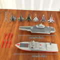 Aircraft carrier battle plan launchable fighter with 6pcs children  combat children boy toys Christmas . 