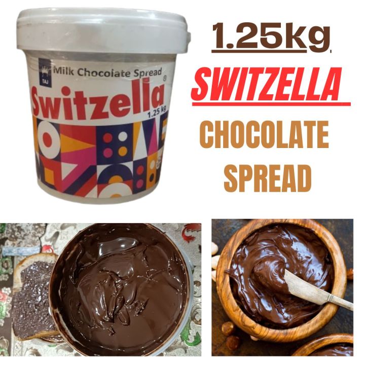 Switzella milk chocolate Spread for cake, bread, cookie and dessert