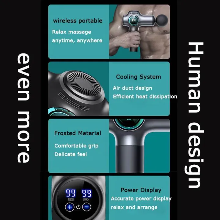 Konka%20Handheld%20Deep%20Tissue%20Percussion%20Massager.Massage%20Gun%20fascial%20Gun%20Muscle%20Neck%20Back%20Shoulde.Rechargeable%20Powerful%20Massager%20with%205%20Massage%20Head%20Attachments%20&%20Portable%20Bag%20LCD%20Touch%20Screen%2030%20Speed%20Mode(Black)%20-%20Image%207
