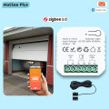 Tuya Smart Life ZigBee Garage Door Opener Controller App Remote Control Supports Alexa Google Home Zigbee2MQTT Gateway Needed. 