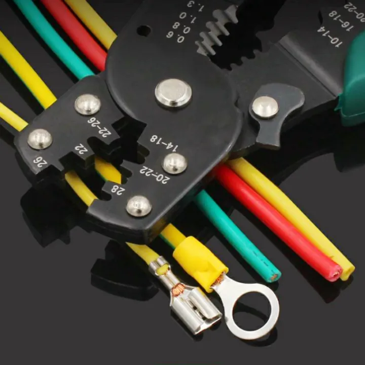 1pcs%204%20in1%20Multifunctional%20Crimping%20Terminal%20Pliers,Wire%20Stripper,Wire%20Cutter,Terminal%20Pliers,Wiring%20Accessories,Hand%20Tool%20-%20Image%203