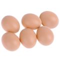 24-6pcs Fake Chicken Eggs Poultry Layer Coop Hatching Simulation Graffiti Eggs Dummy Egg Hen Poultry Chicken Prank Plastic Eggs. 