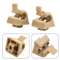 2PCS Car Sun Visor Snap ABS 12681000127101 For Mercedes W123 W124 W126 W140 W201 Sun Visor Clips Holders. 