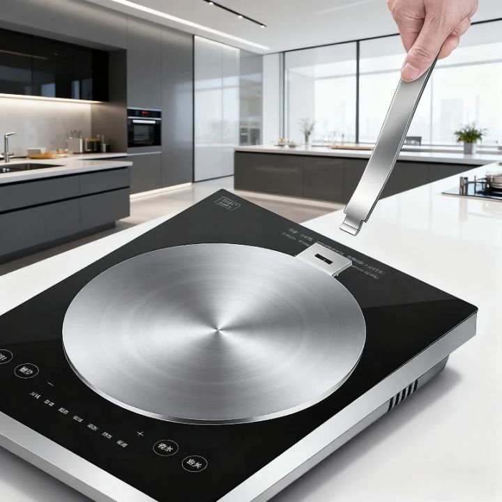 20/24/28cm Heat Conduction Plate Stainless Steel Heat Diffuser Household Gas Stove Induction Cooker Adapter Thermal Conductor