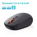 Baseus F01B Mouse Wireless Bluetooth 5.0 Mouse 1600 DPI Silent Click For MacBook Tablet Laptop PC Gaming Accessories 2.4G Mouse.