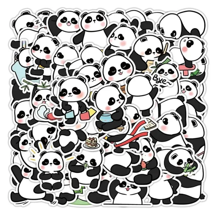 Cute%20panda%20pack%20of%2030%20%20INS%20stickers%20Aesthetic%20sketchbooks%20PVC%20Laptop%20Diary%20Decoration%20scrapbooking%20School%20stationery%20supply%20for%20kids%204%20stickers%20extra%20-%20Image%205