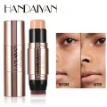 HANDAIYAN dual-ended contour concealer stick with brush lightweight waterproof Long Lasting 8 Colors Choices Women Cosmetics. 
