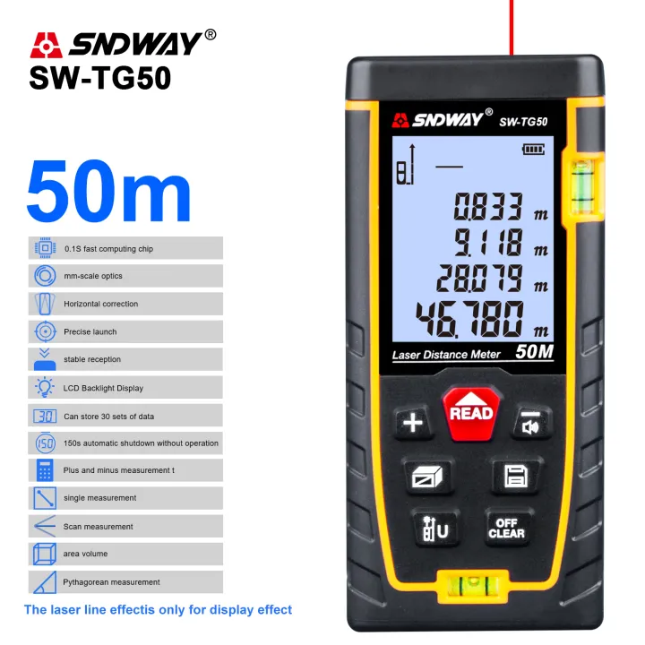 SNDWAY%20Laser%20Distance%20Meter%20Digital%20Measuring%20Device%20Tools%20Electronic%20Tape%20Laser%20Rangefinder%20Laser%20Range%20Finder%20-%20Image%203