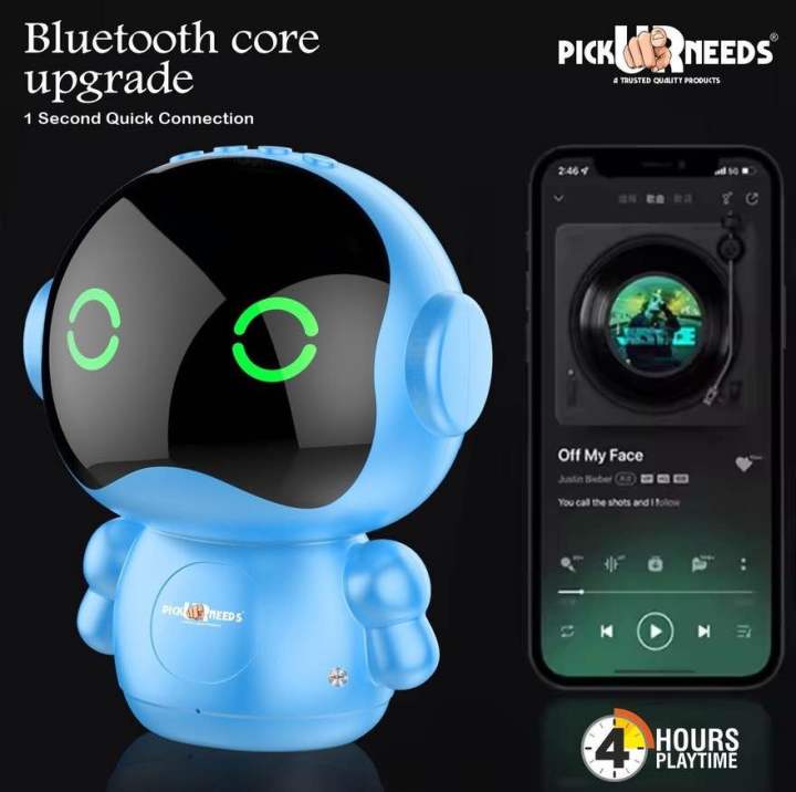 Portable%20Astronaut%20Wireless%20Speaker%20with%20Dynamic%20Sound,%20LED,%202000mAh%205W%20Bluetooth%20-%20Image%204