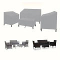 4pcs/Set Patio Furniture Covers, Heavy Duty Waterproof Outdoor Furniture Covers, Rattan Outdoor Furniture Windproof.