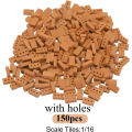 50-150pcs 1:16 Real Mini Bricks Model, Miniature Figurine Landscaping Accessories, DIY Fake Bricks Toy For Fairy Garden Building. 