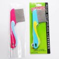 Stainless Steel Fine Tooth Pet Combs for Dogs & Cats Grooming Brushes to Clean Fleas Ticks Dandruff Tangles & Knots. 