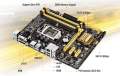 ASUS B85M plus motherboard with 4 Ram slots for gaming. 